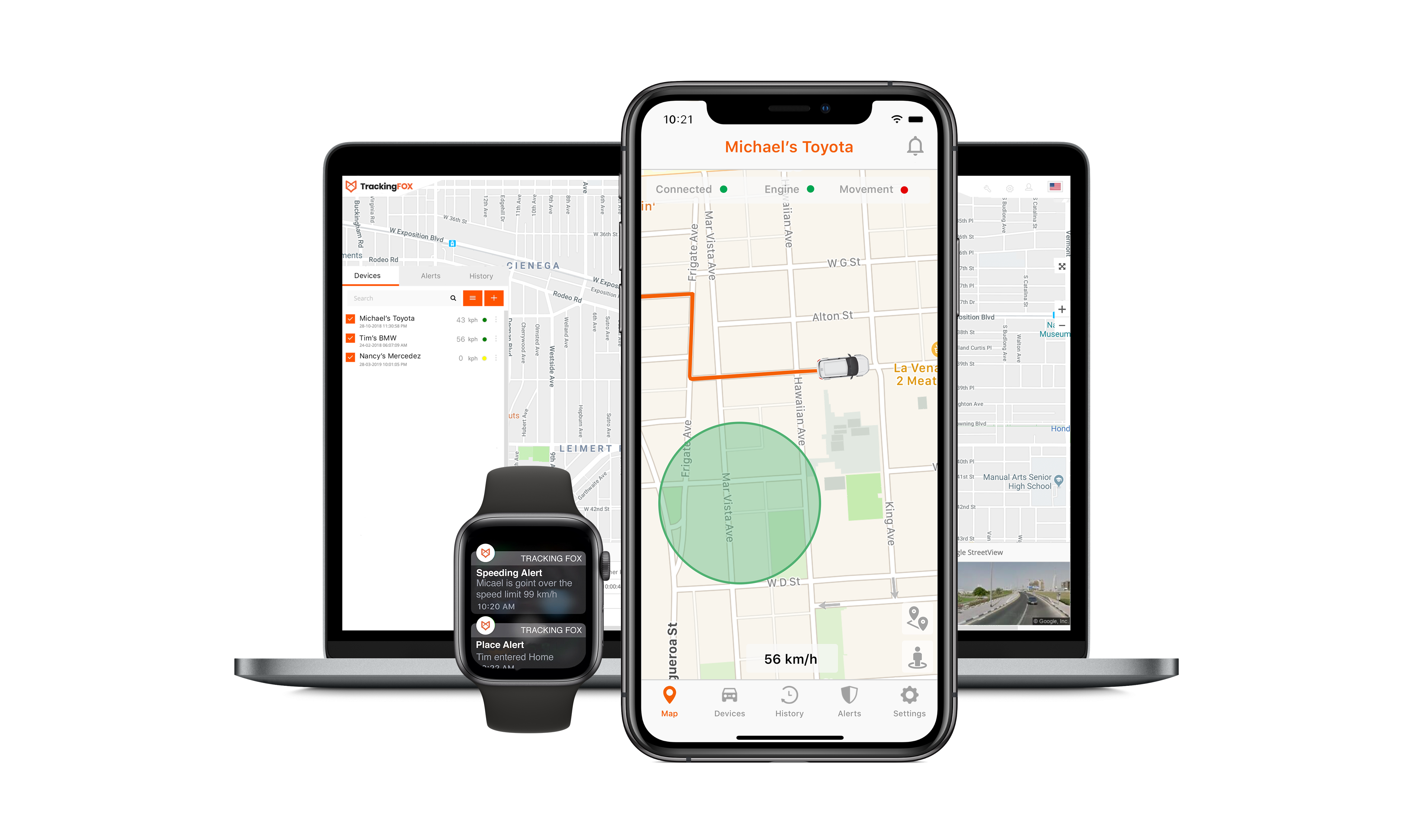 Vehicle tracker system for your car. Try now! | TrackingFox